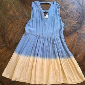 Umgee Blue/Cream Dress